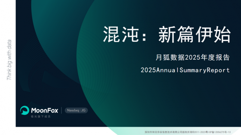 极光月狐数据发布《混沌：新篇伊始——月狐数据2025年度报告》